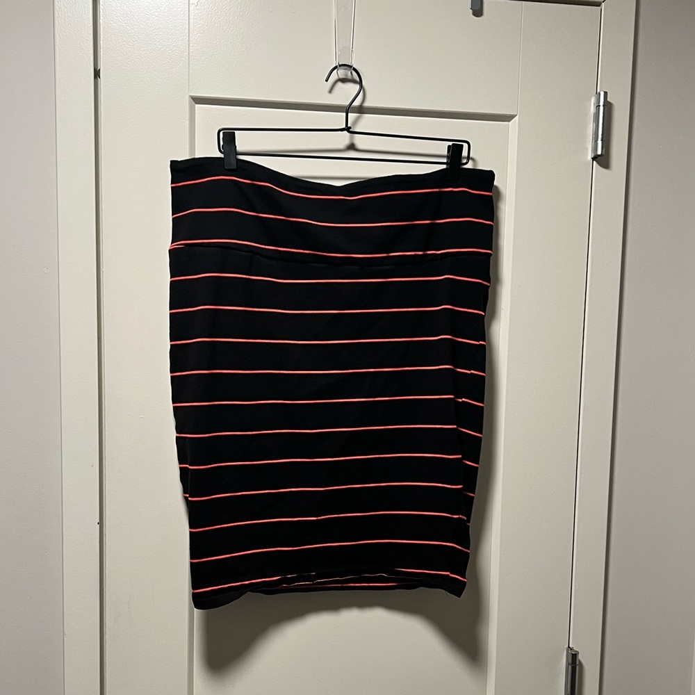 Torrid striped pencil skirt
